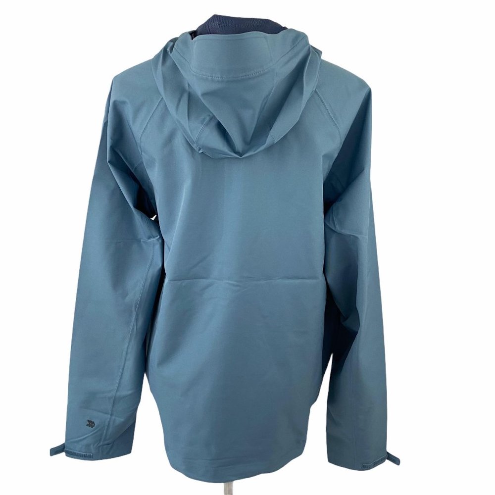 All in Motion Waterproof Rain Jacket Hooded Blue Men's Medium Large or XXL - Picture 3 of 10